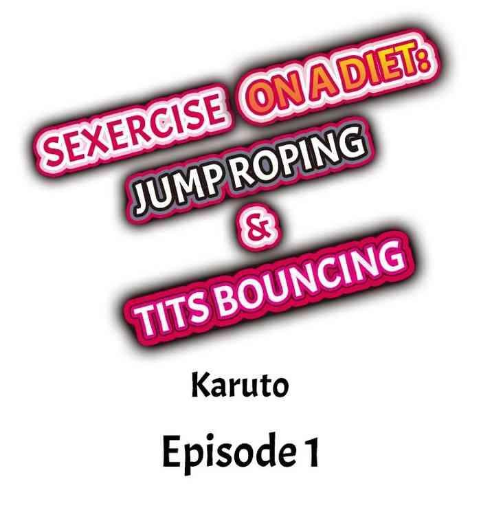 HD Sexercise on a Diet: Jump Roping & Tits Bouncing- Original hentai Outdoors