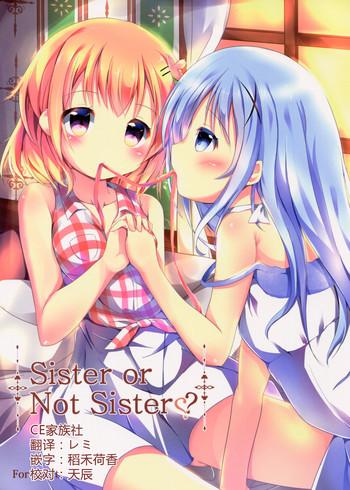 Porn Sister or Not Sister??- Gochuumon wa usagi desu ka hentai Doggystyle