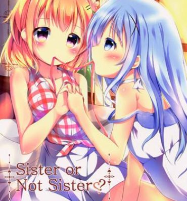 Monstercock Sister or Not Sister??- Gochuumon wa usagi desu ka hentai Amature