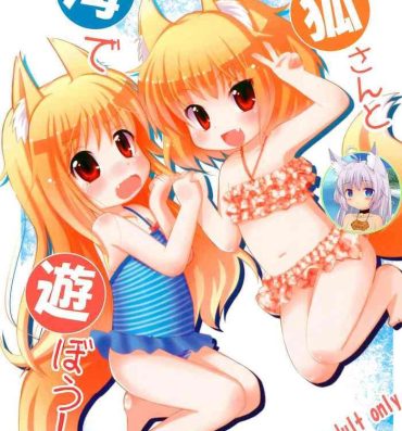 Spooning Kitsune-san to Umi de Asobou!- Original hentai Big Natural Tits