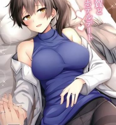 Swallowing Kaga to Yoru no Hotel Date- Kantai collection hentai Sexo Anal