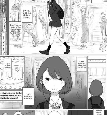 Brunette Sousaku Yuri: Les Fuuzoku Ittara Tannin ga Dete Kita Ken | I Went to a Lesbian Brothel and My Teacher Was There- Original hentai Double